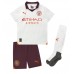 Tanie Strój piłkarski Manchester City Erling Haaland #9 Koszulka Wyjazdowej dla dziecięce 2023-24 Krótkie Rękawy (+ szorty)